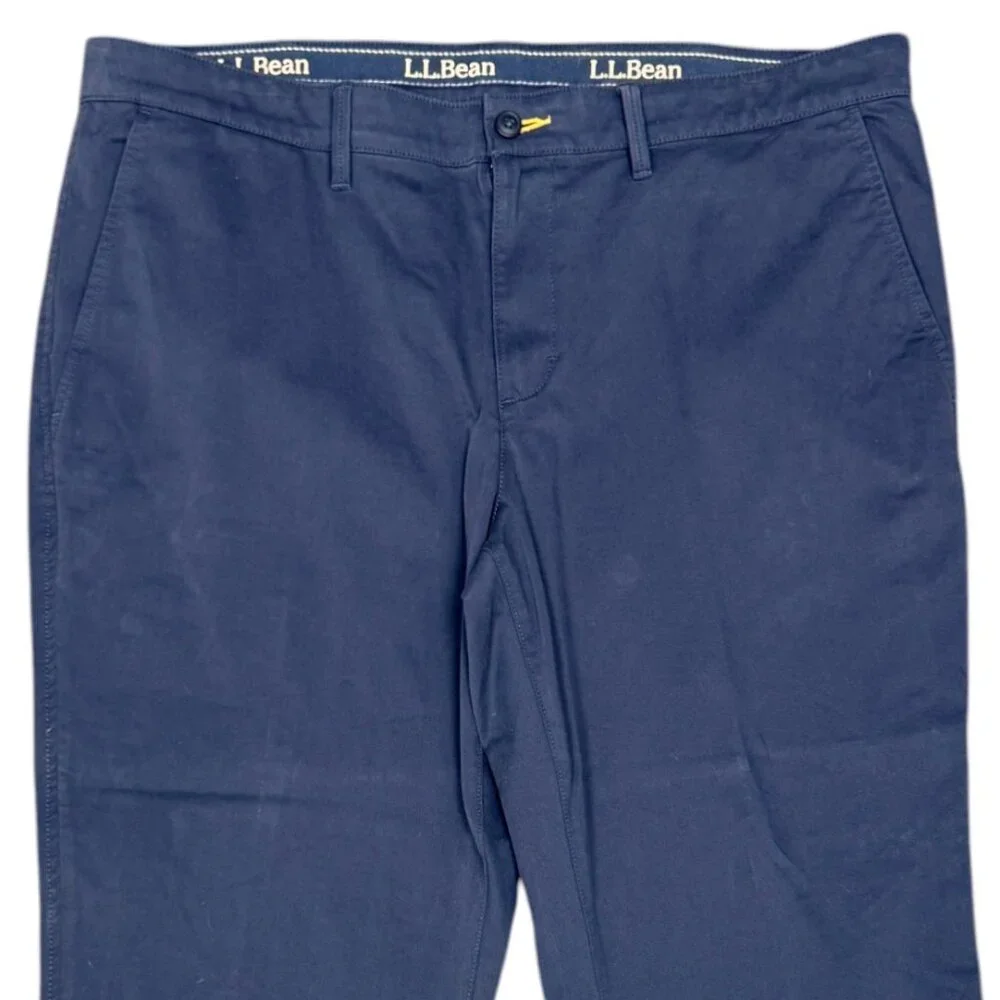 L.L. BEAN Men's EUC Comfort Stretch Chino Pants Navy | Size 40‎ X 29
